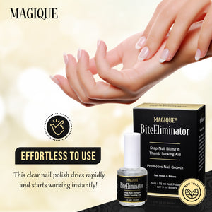 Magique BiteEliminator - Bitter Nail Polish for the Toughest Nail Biters, Thumb Suckers, & Cuticle Biters