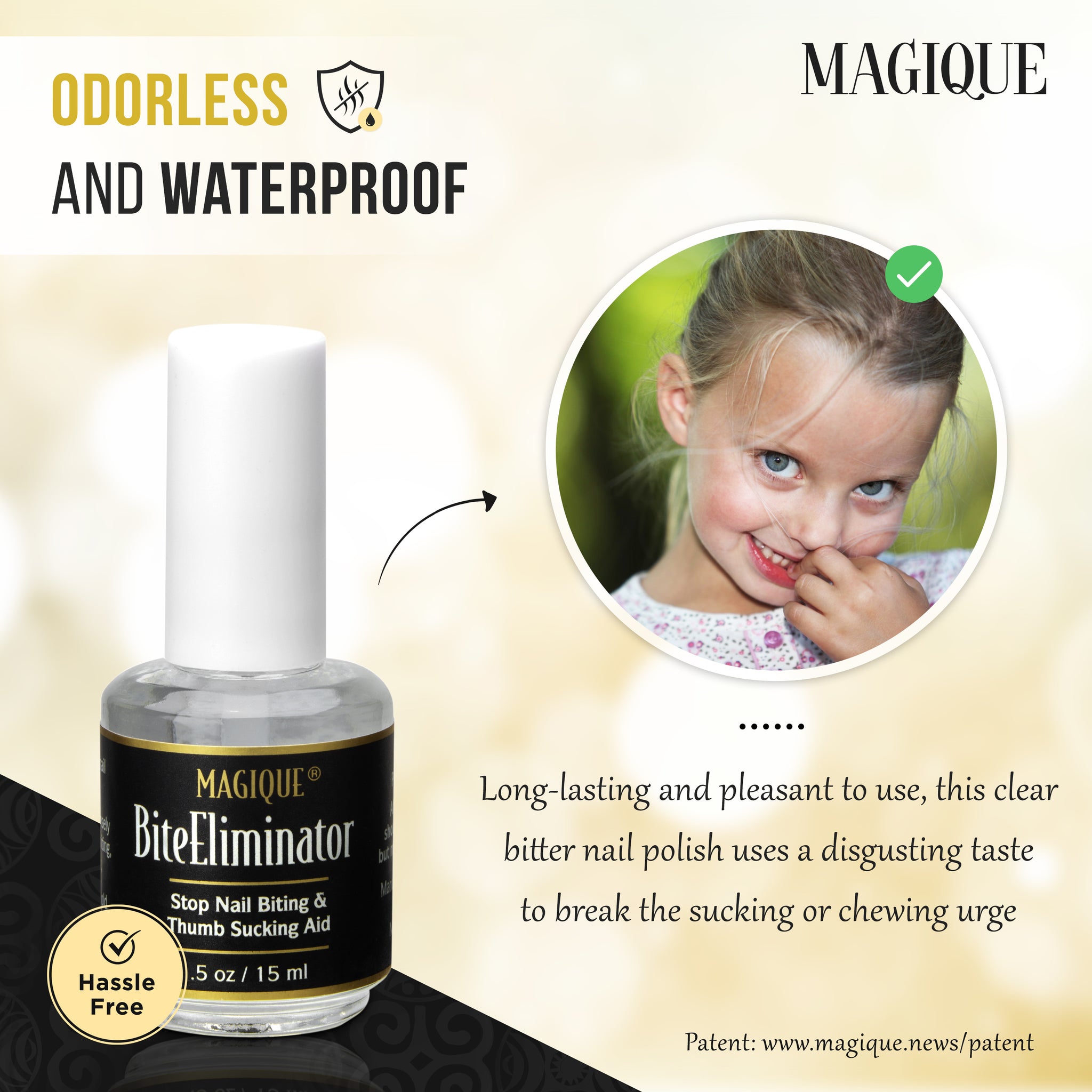 Nail Bite Disoder Magique BiteEliminator - Bitter Nail Polish for the Toughest Nail Bite ...