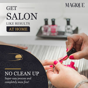Magique SecondSkin - Rose Scented, Edge Perfection, Nail Peel Latex for Nail Art